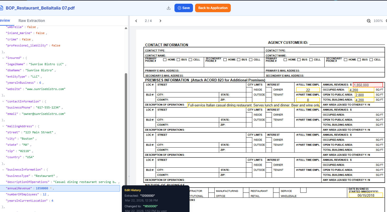 Data review and traceability